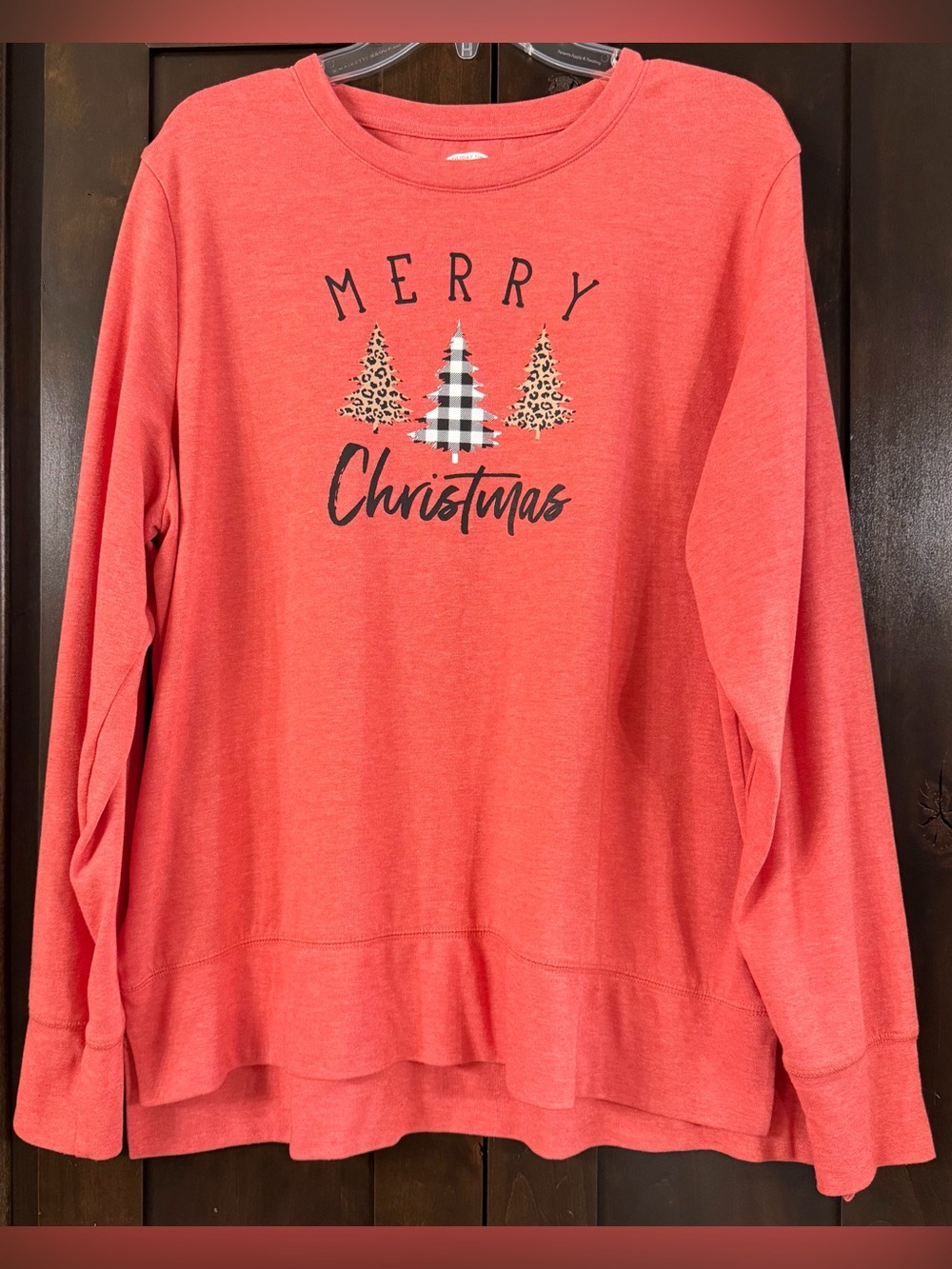Holiday Time L/S Christmas T-Shirt Sz 2X
